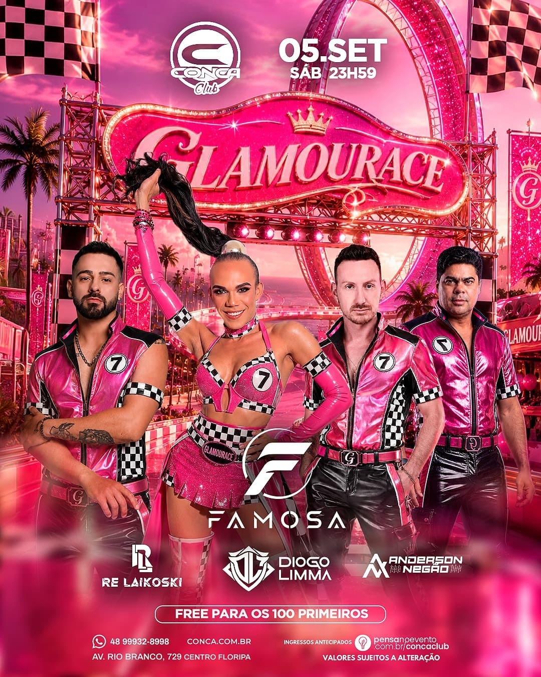 Flyer do evento de 5 set